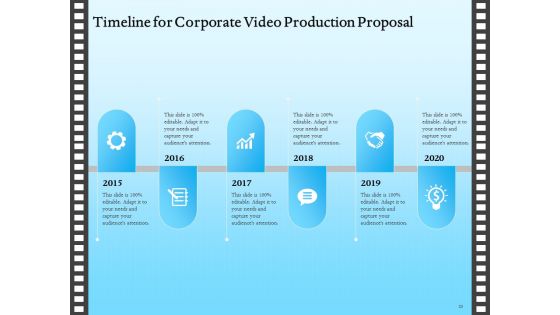 Corporate Video Proposal Template Ppt PowerPoint Presentation Complete Deck With Slides