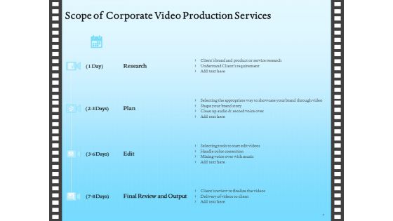Corporate Video Proposal Template Ppt PowerPoint Presentation Complete Deck With Slides
