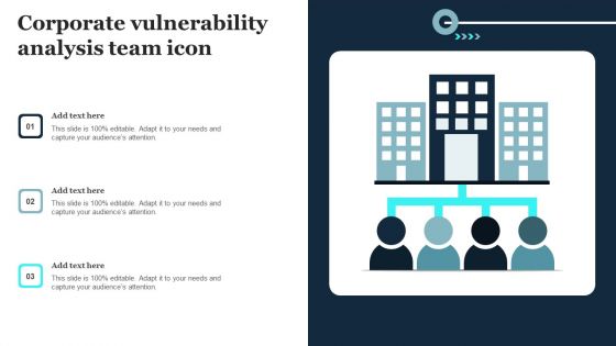 Corporate Vulnerability Analysis Team Icon Clipart PDF
