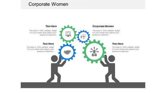 Corporate Women Ppt PowerPoint Presentation Infographics Example Topics Cpb