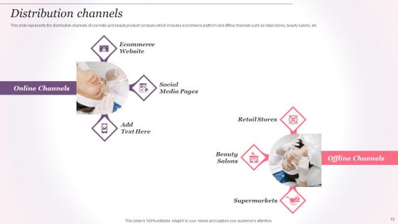 Cosmetics And Skin Care Company Profile Ppt PowerPoint Presentation Complete Deck With Slides