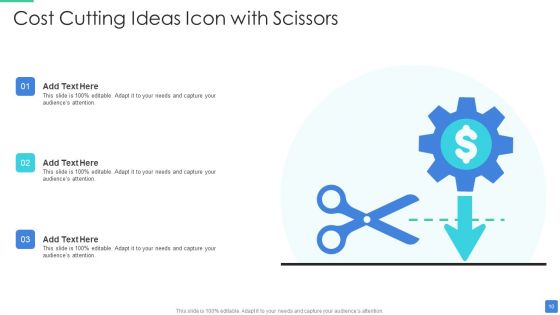 Cost Cutting Ideas Ppt PowerPoint Presentation Complete Deck With Slides