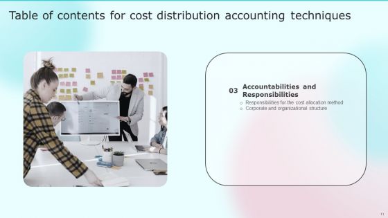 Cost Distribution Accounting Techniques Ppt PowerPoint Presentation Complete With Slides