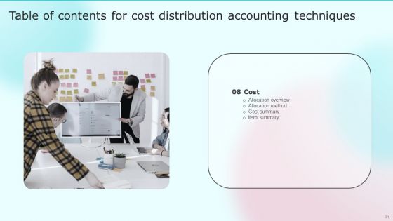 Cost Distribution Accounting Techniques Ppt PowerPoint Presentation Complete With Slides