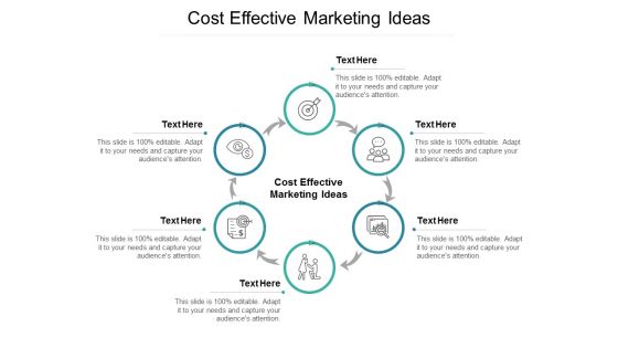 Cost Effective Marketing Ideas Ppt PowerPoint Presentation Professional Graphics Template Cpb
