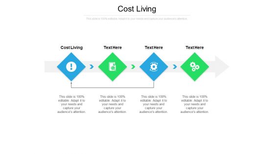 Cost Living Ppt PowerPoint Presentation Styles Ideas Cpb