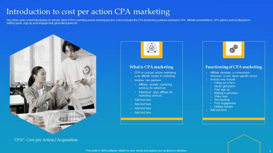 Cost Per Action Marketing Deployment Technique Ppt PowerPoint Presentation Complete Deck With Slides