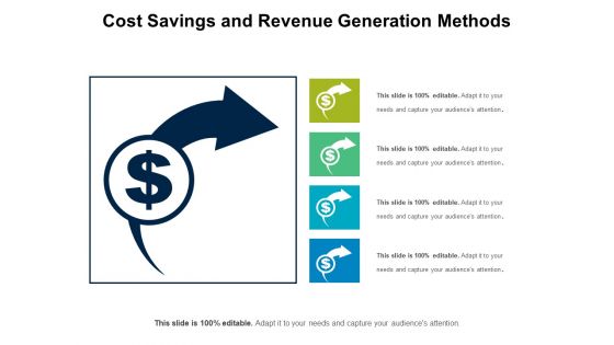 Cost Savings And Revenue Generation Methods Ppt PowerPoint Presentation Ideas Smartart PDF