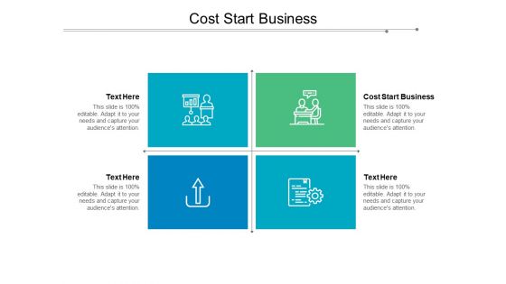 Cost Start Business Ppt PowerPoint Presentation Gallery Gridlines Cpb