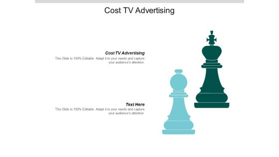 Cost Tv Advertising Ppt PowerPoint Presentation Inspiration Graphics Design Cpb