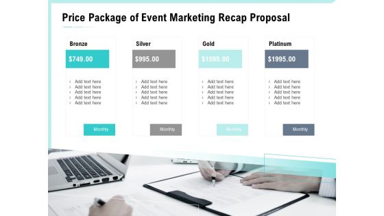 Craft The Perfect Event Proposal Price Package Of Event Marketing Recap Proposal Sample PDF