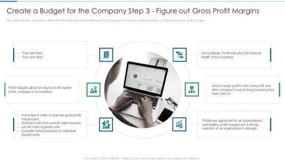 Create A Budget For The Company Step 3 Figure Out Gross Profit Margins Rules PDF