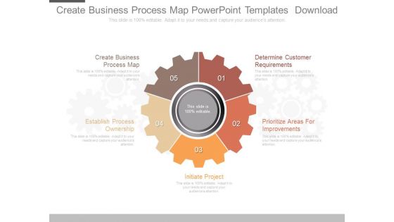 Create Business Process Map Powerpoint Templates Download