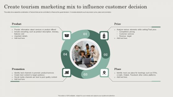 Create Tourism Marketing Mix To Influence Customer Decision Ideas PDF