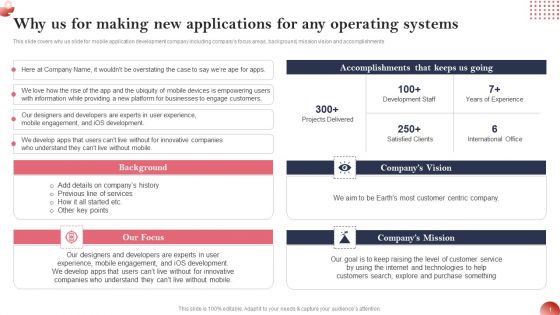 Creating And Introducing A Web Based Why Us For Making New Applications For Any Operating Themes PDF