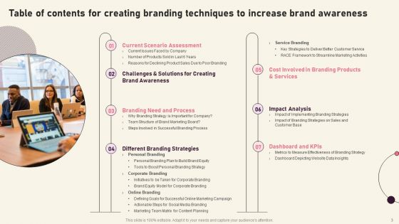 Creating Branding Techniques To Increase Brand Awareness Ppt PowerPoint Presentation Complete Deck With Slides