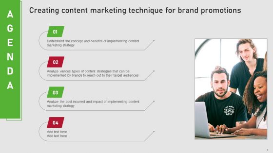 Creating Content Marketing Technique For Brand Promotions Ppt PowerPoint Presentation Complete Deck With Slides