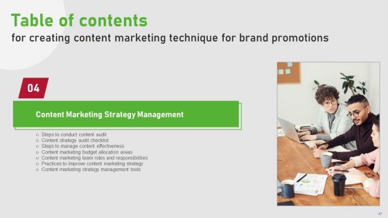Creating Content Marketing Technique For Brand Promotions Ppt PowerPoint Presentation Complete Deck With Slides
