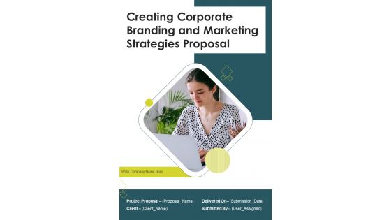 Creating Corporate Branding And Marketing Strategies Proposal Example Document Report Doc Pdf Ppt