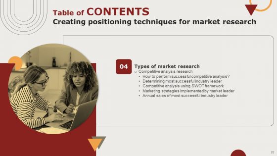 Creating Positioning Techniques For Market Research Ppt PowerPoint Presentation Complete Deck With Slides
