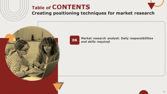 Creating Positioning Techniques For Market Research Ppt PowerPoint Presentation Complete Deck With Slides
