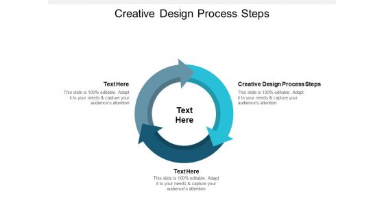 Creative Design Process Steps Ppt PowerPoint Presentation File Diagrams Cpb