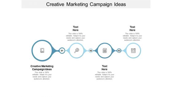 Creative Marketing Campaign Ideas Ppt PowerPoint Presentation Ideas Background Image Cpb