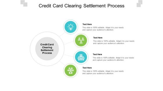 Credit Card Clearing Settlement Process Ppt PowerPoint Presentation Slides Design Inspiration Cpb Pdf