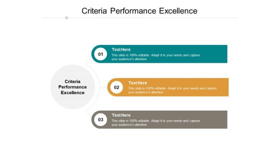 Criteria Performance Excellence Ppt PowerPoint Presentation Gallery Slide Cpb