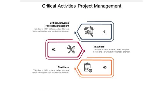Critical Activities Project Management Ppt PowerPoint Presentation Pictures Model Cpb Pdf