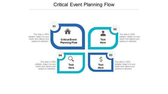 Critical Event Planning Flow Ppt PowerPoint Presentation File Graphics Cpb
