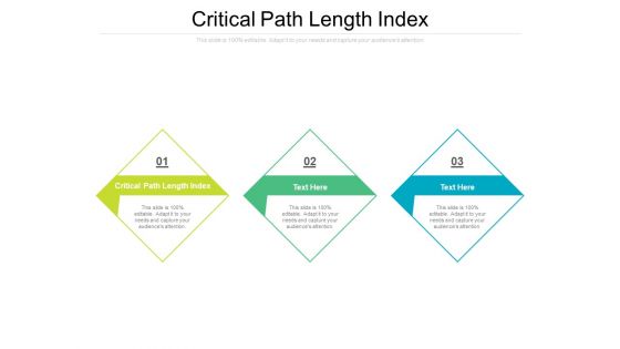 Critical Path Length Index Ppt PowerPoint Presentation Layouts Example Topics Cpb