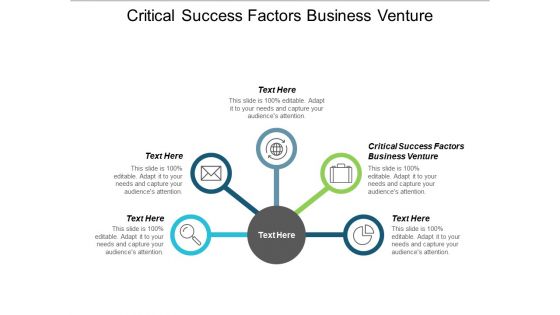 Critical Success Factors Business Venture Ppt PowerPoint Presentation Outline Summary Cpb