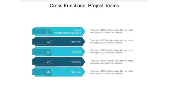 Cross Functional Project Teams Ppt PowerPoint Presentation Icon Inspiration Cpb