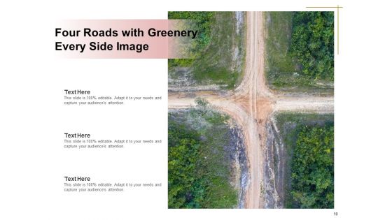 Cross Road Business Management Roundabout Ppt PowerPoint Presentation Complete Deck