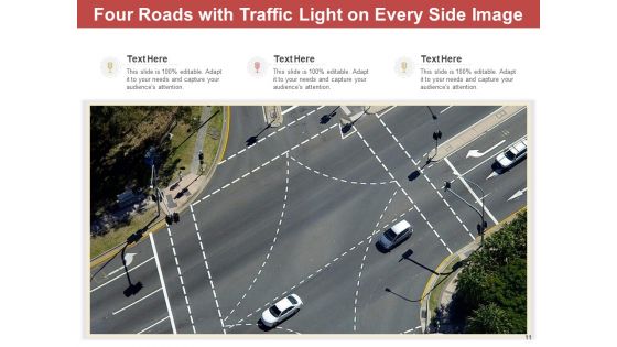 Cross Road Business Management Roundabout Ppt PowerPoint Presentation Complete Deck