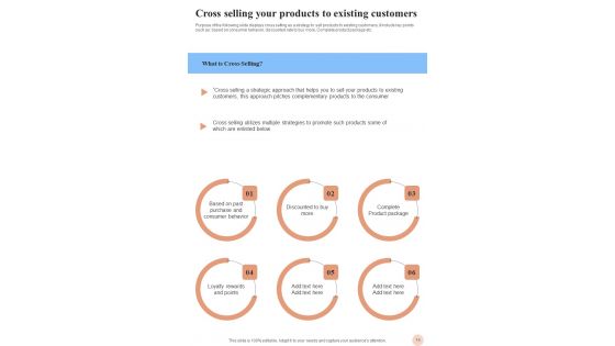 Cross Selling And Upselling Strategies For Business Growth Playbook Template