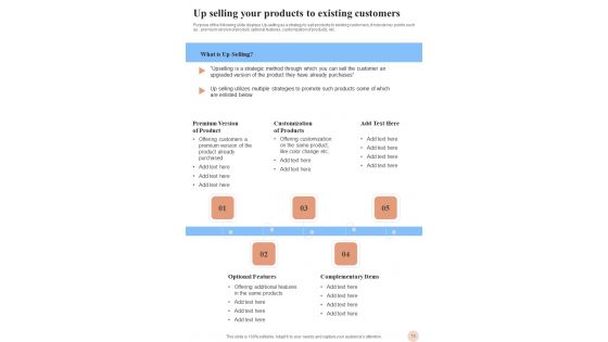 Cross Selling And Upselling Strategies For Business Growth Playbook Template