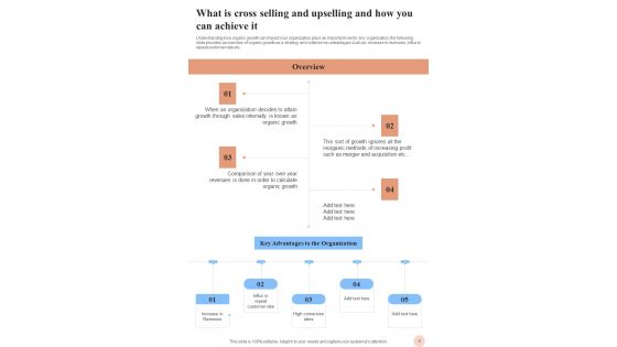 Cross Selling And Upselling Strategies For Business Growth Playbook Template