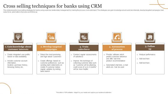 Cross Selling Techniques For Banks Using Crm Formats PDF Cross Selling Techniques For Banks Using Crm Formats PDF