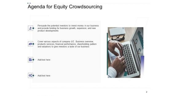 Crowd Sourced Equity Funding Pitch Deck Ppt PowerPoint Presentation Complete Deck With Slides