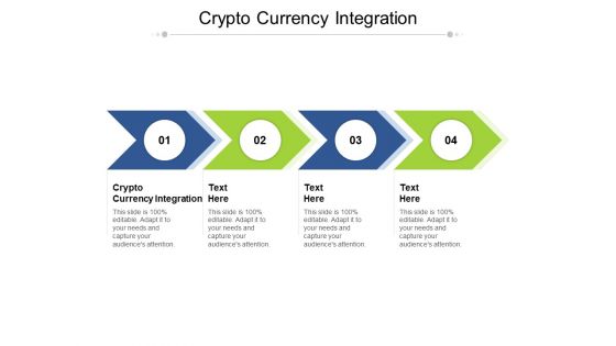Crypto Currency Integration Ppt PowerPoint Presentation Inspiration Example File Cpb
