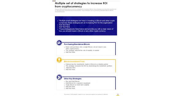 Cryptocurrency Playbook Template