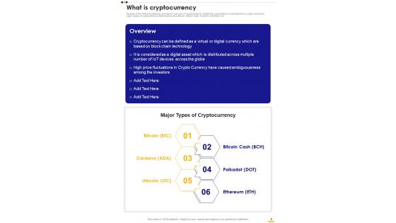 Cryptocurrency Playbook Template
