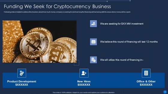 Cryptocurrency Pre Seed Stage Pitch Deck Geeks Ppt PowerPoint Presentation Complete Deck With Slides