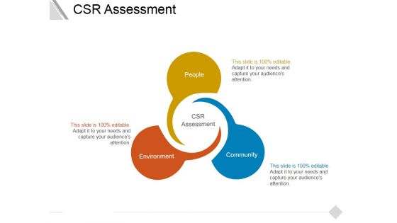 Csr Assessment Ppt PowerPoint Presentation Ideas Brochure