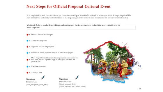 Cultural Event Proposal Template Ppt PowerPoint Presentation Complete Deck With Slides