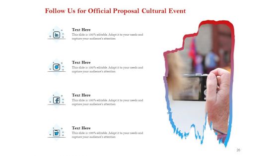 Cultural Event Proposal Template Ppt PowerPoint Presentation Complete Deck With Slides