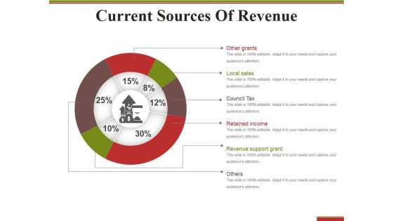 Current Sources Of Revenue Ppt PowerPoint Presentation Layouts Portrait