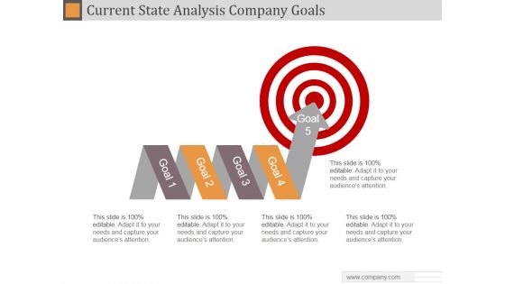 Current State Analysis Company Goals Ppt PowerPoint Presentation Designs